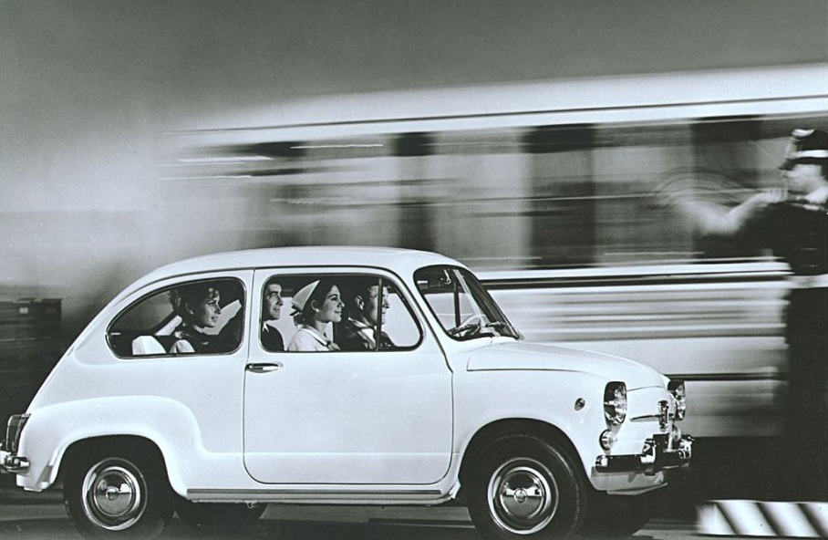 Fiat 600, l'auto più venduta in Italia nel 1961